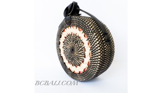 Wholesale Ethnic Balinese Summer Rattan Sling Bag 